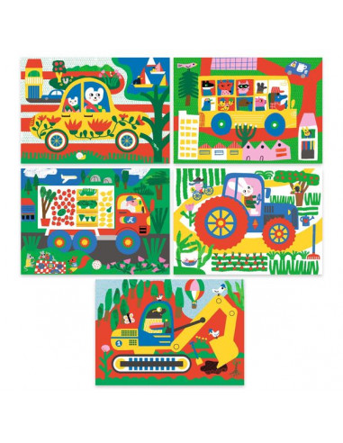 Cartes à gratter Véhicules à... Cartes à gratter Véhicules à...