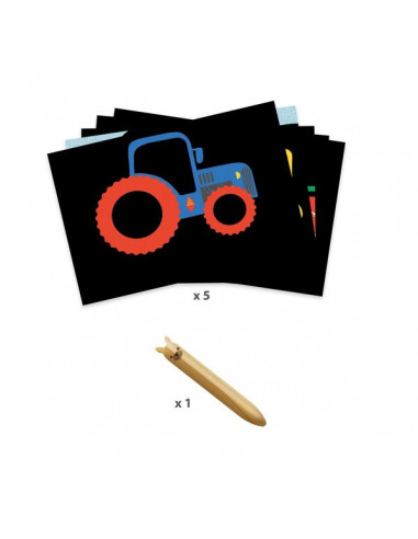 Cartes à gratter Véhicules à... Cartes à gratter Véhicules à...