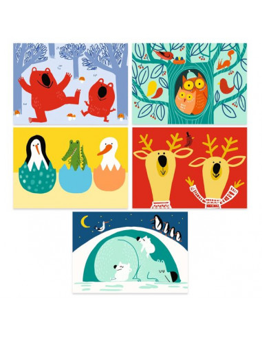 Cartes à gratter Animaux à découvrir... Cartes à gratter Animaux à découvrir...