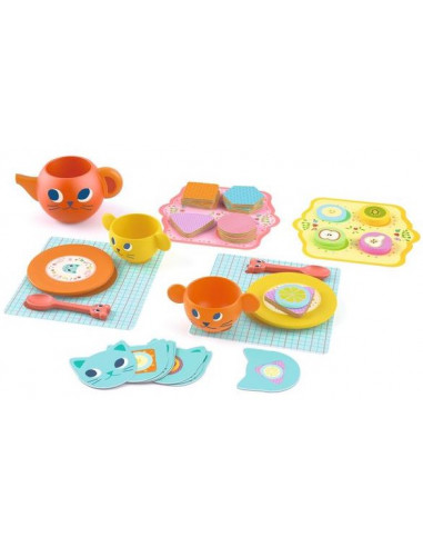 Dinette Chats gourmands - Djeco Dinette Chats gourmands - Djeco