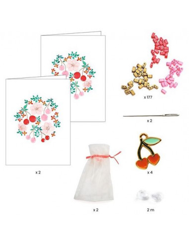 Bijoux duo bracelets Tila et Cerises... Bijoux duo bracelets Tila et Cerises...