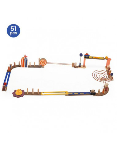 Zig & Go junior Racer 51 pièces - Djeco Zig & Go junior Racer 51 pièces - Djeco