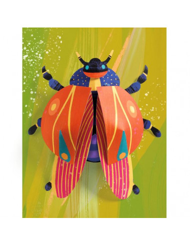 Tableaux 3D Paper bugs - Djeco Tableaux 3D Paper bugs - Djeco