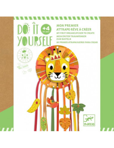 Attrape-rêve à créer Petit lion - Do... Attrape-rêve à créer Petit lion - Do...