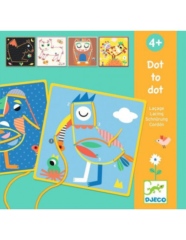 Jeu de laçage Dot-to-dot - Djeco