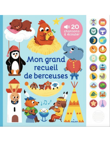 Livre sonore Mes animaux pour enfant de 9 mois à 3 ans - Oxybul éveil et