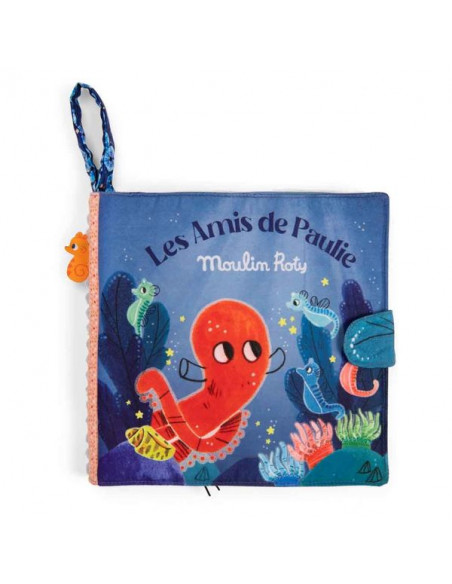 Livre tissu d'activités Les aventures de Paulie - Moulin Roty