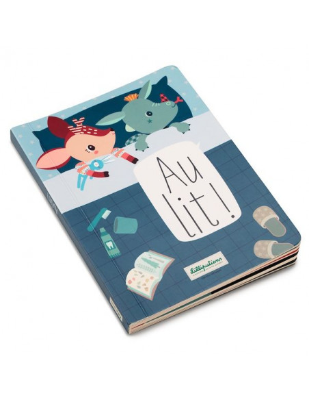 Livre Tactile Au Lit Lilliputiens Livre D Eveil Bebe