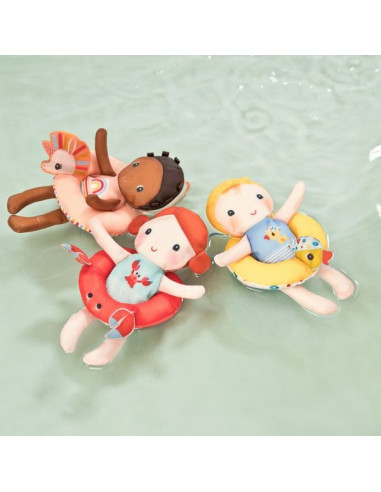 Poupée de bain Léna la licorne -... Poupée de bain Léna la licorne -...
