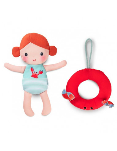 Poupée de bain Axelle le crabe -... Poupée de bain Axelle le crabe -...