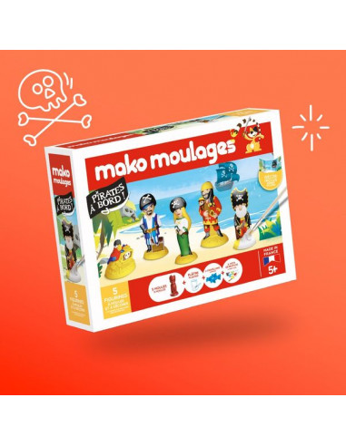 Coffret Pirates à bord - Mako moulages Coffret Pirates à bord - Mako moulages