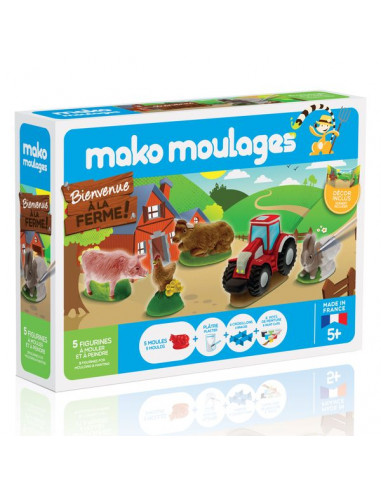 Coffret 5 moules Bienvenue à la ferme... Coffret 5 moules Bienvenue à la ferme...