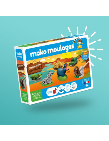 Coffret 6 moules destination savane -... Coffret 6 moules destination savane -...