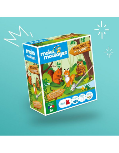 Coffret 3 moules Balade en forêt -... Coffret 3 moules Balade en forêt -...