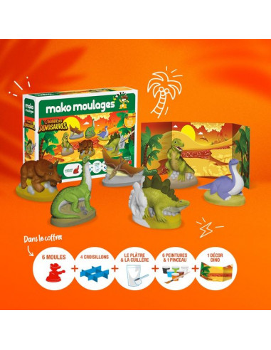 Coffret dinosaures - Mako moulages Coffret dinosaures - Mako moulages