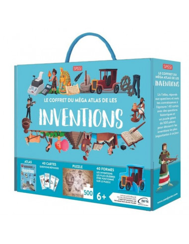 Coffret du méga atlas des inventions...