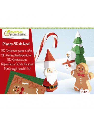 Boîte créative pliages de Noël 3D -...