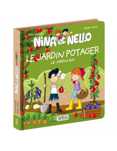 Livre Nina et Nello Le jardin potager...