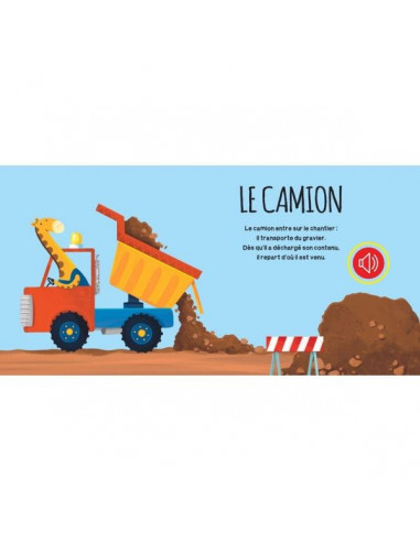 Les engins de chantier livre sonore -... Les engins de chantier livre sonore -...