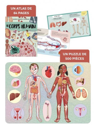 Coffret du méga atlas du corps humain... Coffret du méga atlas du corps humain...
