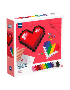 PlusPlus Puzzle par numéros Coeurs 250 pièces