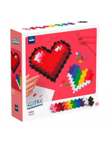 PlusPlus Puzzle par numéros Coeurs...