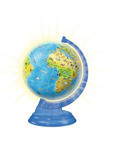 Puzzle 3D Globe illuminé 180 pièces -... Puzzle 3D Globe illuminé 180 pièces -...