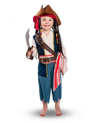 Déguisement Pirate Captain Jack 5-7 ans