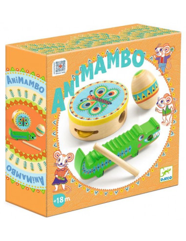 ANIMAMBO MUSIQUE- Harmonica - Instrument de musique enfant - Dès 3 ans