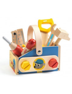 Jouet Enfant 2 3 Ans Jeux de Construction Coffre à Jouet en Bois Bricolage  Educatifs D'imitation Outils 3 4 5 6 Ans Garçons Filles Cadeau  Anniversaire, 34 Pièces : : Jeux et Jouets