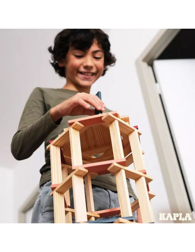 Baril 120 bleu, rose, rouge - Kapla Baril 120 bleu, rose, rouge - Kapla