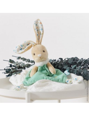 Doudou Justin le lapin - Les Fripons... Doudou Justin le lapin - Les Fripons...