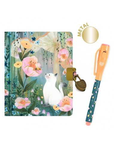 DJECO CARNET SECRET & CADENAS - JEUNE FILLE OANA - MOM POP