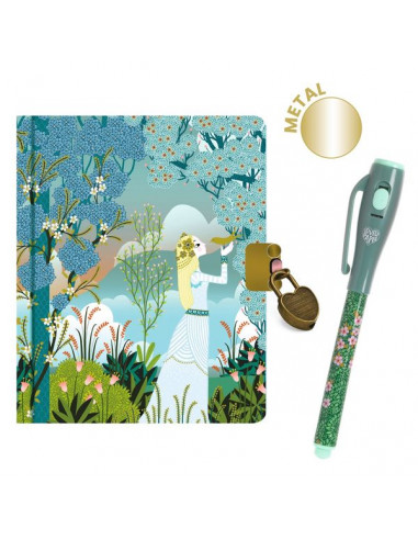 Petit carnet secret avec feutre magique Charlotte - Lovely paper by Djeco