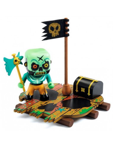 Skullapic figurines pirate Arty Toys...