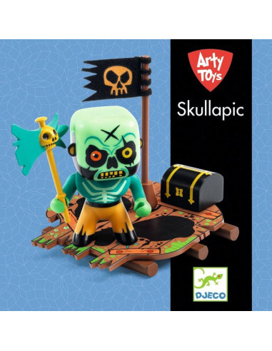 Skullapic figurines pirate Arty Toys... Skullapic figurines pirate Arty Toys...