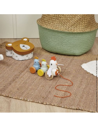 Poule et poussins à promener - Janod Poule et poussins à promener - Janod