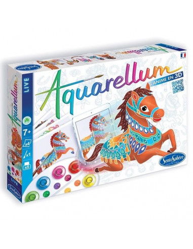 Aquarellum Live chevaux - Sentosphère