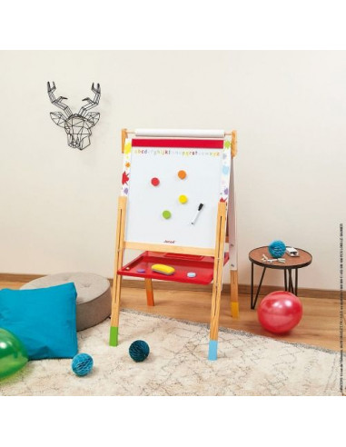 Tableau Splash 4 pieds réglables - Janod Tableau Splash 4 pieds réglables - Janod