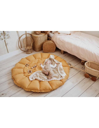 Tapis de jeu 3 en 1 Bloom moutarde -... Tapis de jeu 3 en 1 Bloom moutarde -...