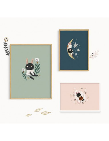 Set de 3 affiches Après la pluie -... Set de 3 affiches Après la pluie -...