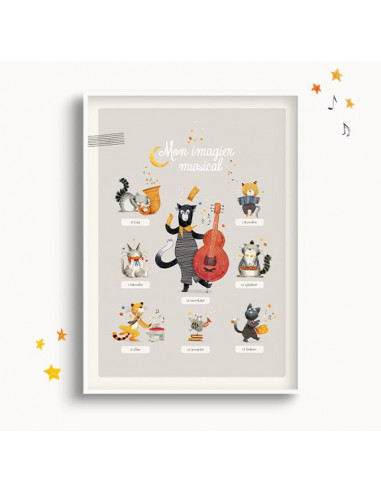 Affiche Mon imagier musical Les... Affiche Mon imagier musical Les...