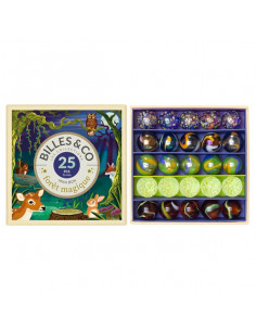 Coffret de 25 billes Foret...