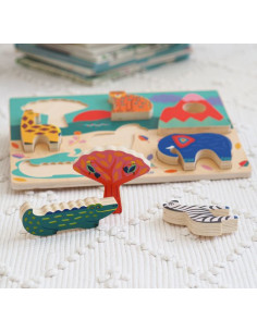 Puzzle bois Savana Story -... 2