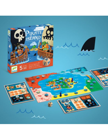 Jeu Pirate Island - Djeco Jeu Pirate Island - Djeco
