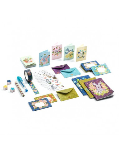 Coffret de papeterie Elodie - Djeco Coffret de papeterie Elodie - Djeco