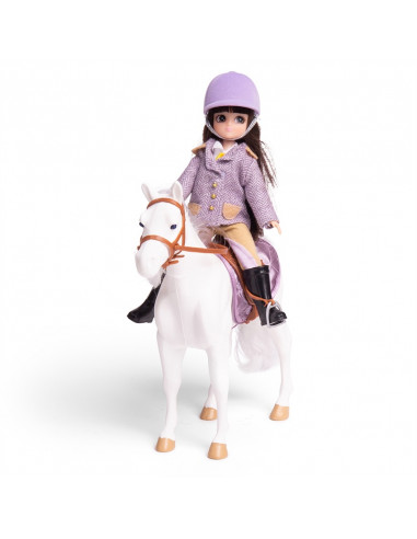 Cheval blanc et poupée Lottie Cheval blanc et poupée Lottie