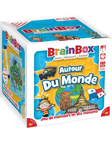 Brainbox voyage autour du monde - jeu éducatif 