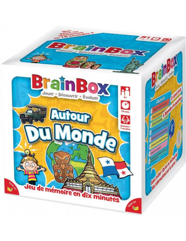 Brainbox voyage autour du monde - jeu éducatif 