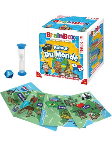 Brainbox voyage autour du monde - jeu éducatif 